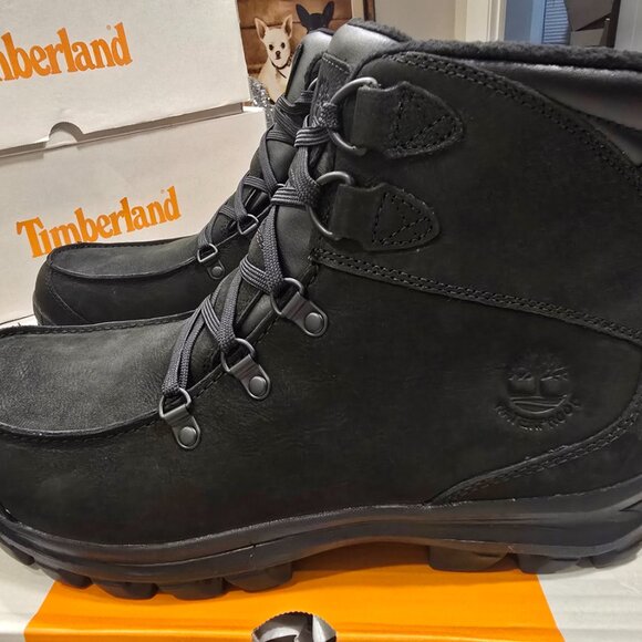 Timberland Chillberg Mid Waterproof Hiking Boot Men's Black Boots TB1A2DXY015 12 - Picture 2 of 15
